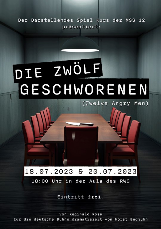 Die 12 Geschworenen - Plakat