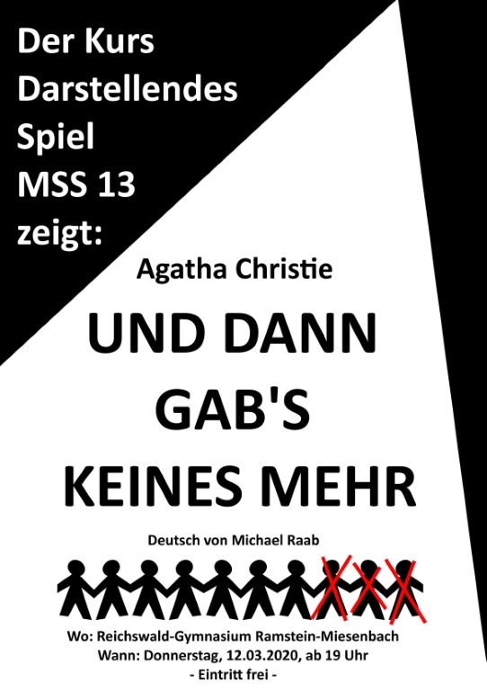 Und dann gab's keines mehr - Plakat